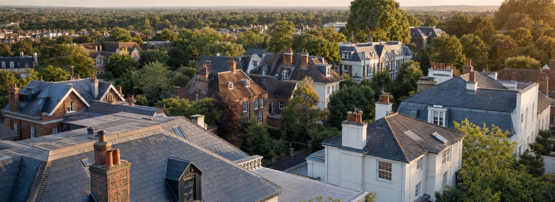 Residential roofing across West London, Surrey and Elmbridge