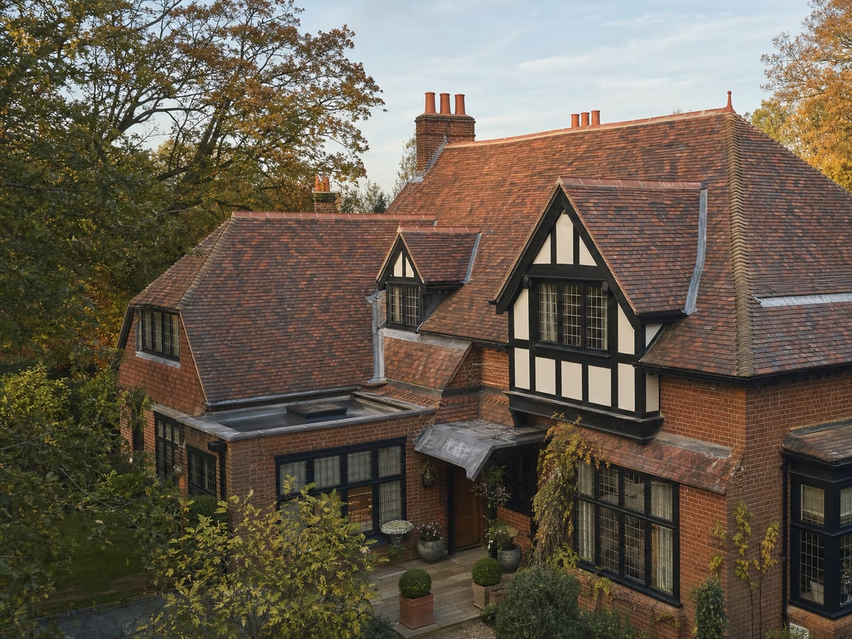 Illustrative image of flat roofing