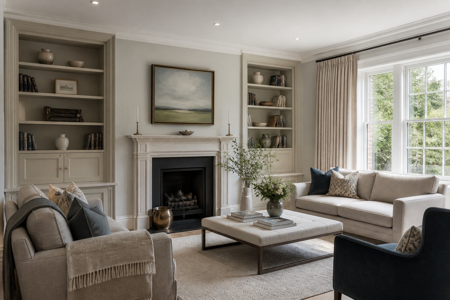 Completed private-home renovation ready for handover