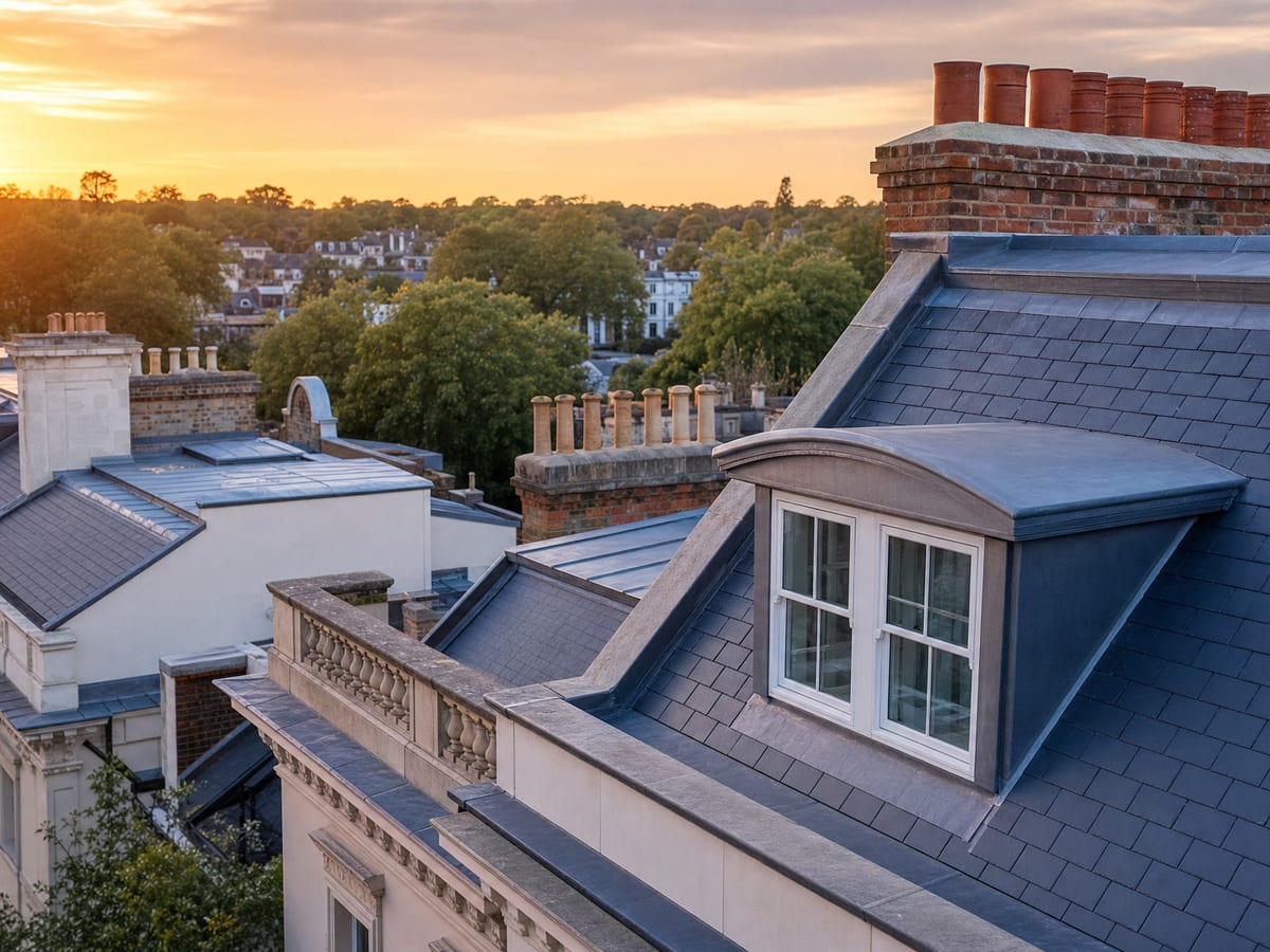 Period residential roof within a conservation-sensitive setting